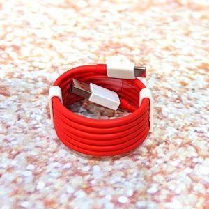 Red & White 4 ft USB C Lightning Cable Cord Charging